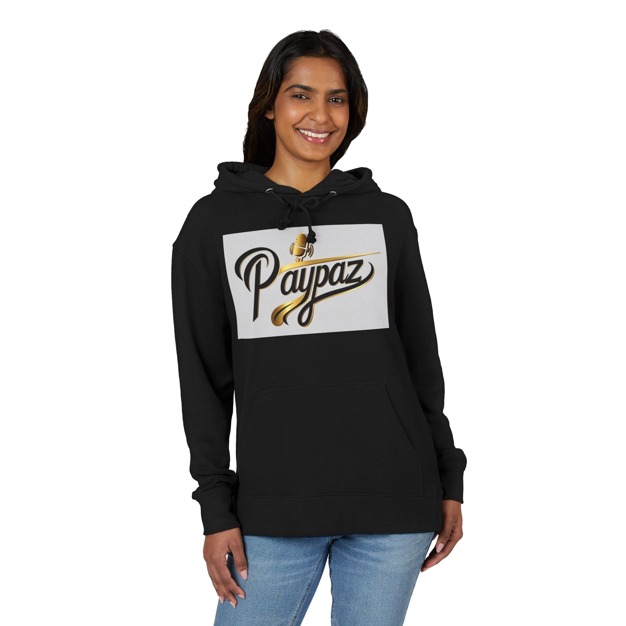 PAYPAZ Stylish Unisex French Terry Hoodie with 'Paypaz' Design - Cozy Apparel, Gift for Him/Her, Casual Wear, Stylish Hooded Sweatshirt